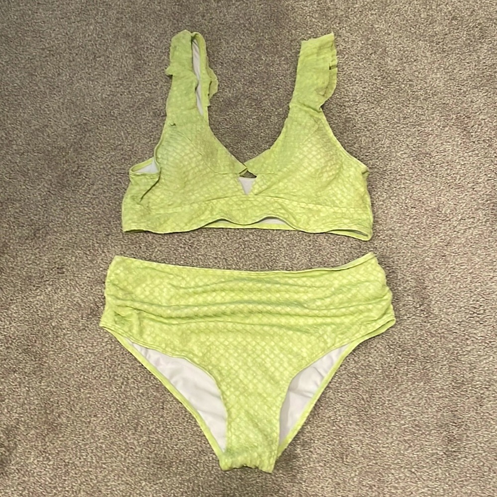 Womens maternity swimsuit, large